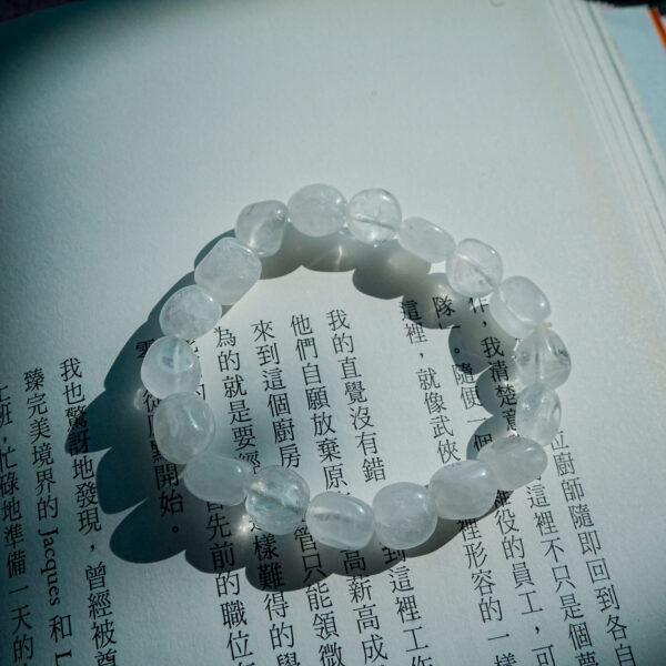 【純淨能量，圓滿心願！】白水晶能量手串