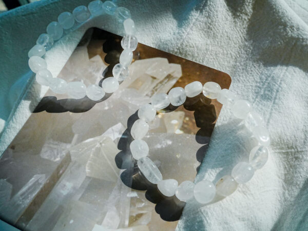 【純淨能量，圓滿心願！】白水晶能量手串