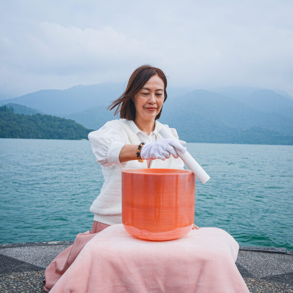 雪士達山煉金水晶缽-【地球之星】10英寸 塞多納紅岩+鈀金126346 G#-30