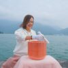雪士達山煉金水晶缽-【地球之星套裝】10英寸 塞多納紅岩+鈀金126346 G#-30