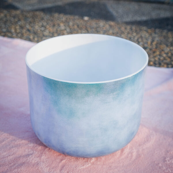 雪士達山煉金水晶缽-10英寸 海洋金 Zeal Point 音調A A#-10