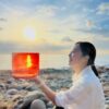雪士達山煉金水晶缽-【地球之星套裝】8英寸 紅寶石+鈀金98693 D#-40
