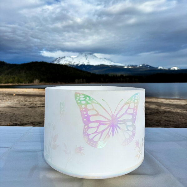 雪士達山煉金水晶缽-9英寸 鉑金之母（全脈輪）：聖母 C+25
